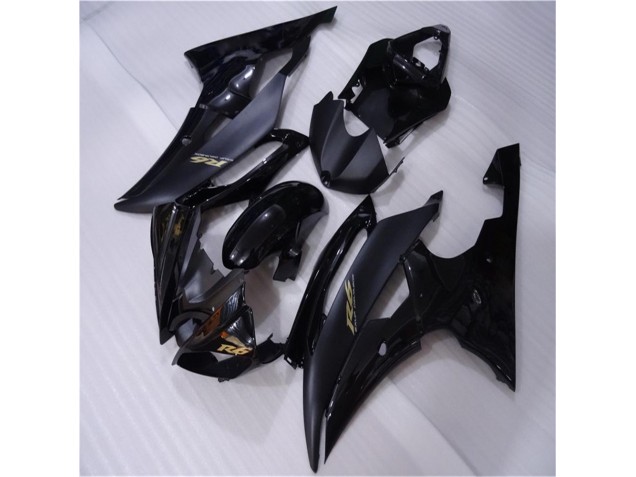 Custom 2008-2016 Glossy Matte Black Yamaha YZF R6 Motorcycle Fairings Kits Custom 2008-2016 Glossy Matte Black Yamaha YZF R6 Motorcycle Fairings Kits