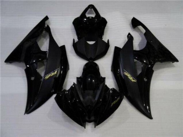 Custom 2008-2016 Glossy Matte Black Yamaha YZF R6 Motorcycle Fairings Kits Custom 2008-2016 Glossy Matte Black Yamaha YZF R6 Motorcycle Fairings Kits