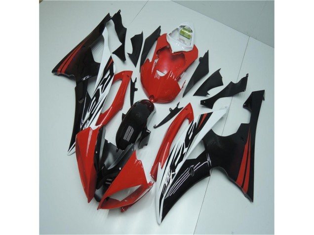 Custom 2008-2016 Red White Yamaha YZF R6 Motorcyle Fairings Custom 2008-2016 Red White Yamaha YZF R6 Motorcyle Fairings