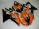 Custom 2008-2016 Orange Black Yamaha YZF R6 Motorcycle Fairings Kit Custom 2008-2016 Orange Black Yamaha YZF R6 Motorcycle Fairings Kit