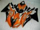 Custom 2008-2016 Orange Black Yamaha YZF R6 Motorcycle Fairings Kit Custom 2008-2016 Orange Black Yamaha YZF R6 Motorcycle Fairings Kit