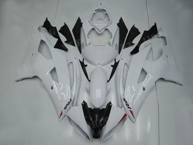 Custom 2008-2016 White Yamaha YZF R6 Motorcycle Fairings Custom 2008-2016 White Yamaha YZF R6 Motorcycle Fairings