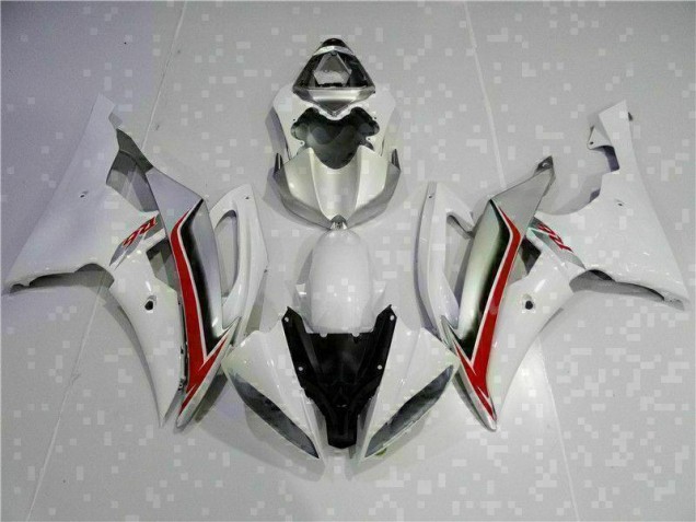 Custom 2008-2016 White Yamaha YZF R6 Motorbike Fairings & Bodywork Custom 2008-2016 White Yamaha YZF R6 Motorbike Fairings & Bodywork