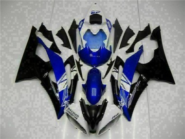 Custom 2008-2016 Blue Black Yamaha YZF R6 Motorcycle Fairing Kit
