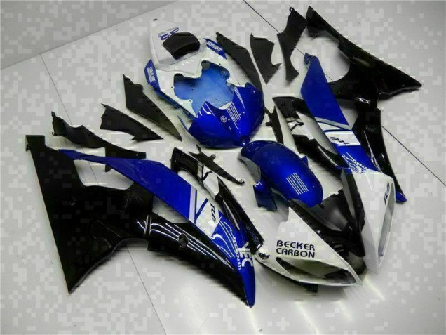 Custom 2008-2016 Blue Black Yamaha YZF R6 Motorcycle Fairing Kit Custom 2008-2016 Blue Black Yamaha YZF R6 Motorcycle Fairing Kit