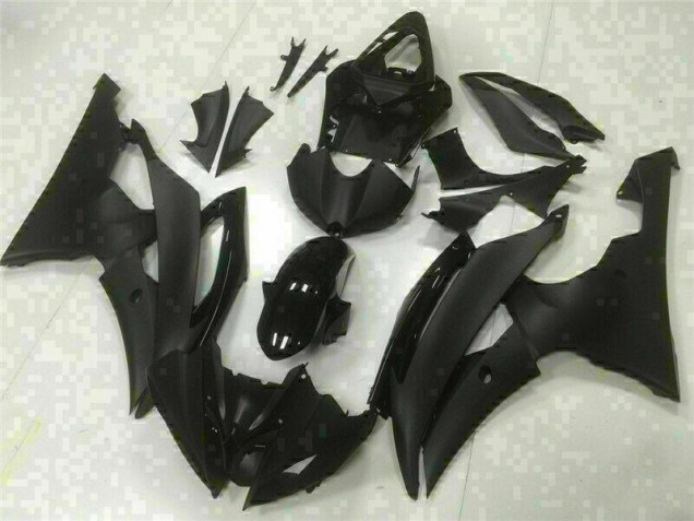 Custom 2008-2016 Black Yamaha YZF R6 Replacement Motorcycle Fairings Custom 2008-2016 Black Yamaha YZF R6 Replacement Motorcycle Fairings