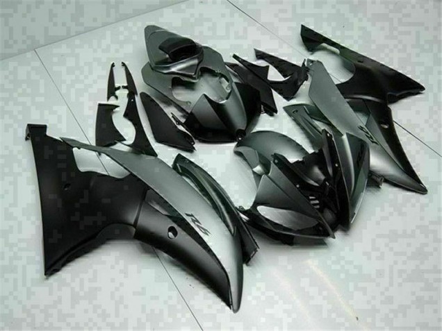 Custom 2008-2016 Grey Black Yamaha YZF R6 Moto Fairings Custom 2008-2016 Grey Black Yamaha YZF R6 Moto Fairings