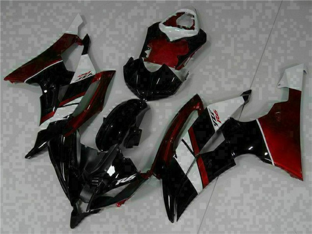Custom 2008-2016 Black Yamaha YZF R6 Motorcyle Fairings Custom 2008-2016 Black Yamaha YZF R6 Motorcyle Fairings