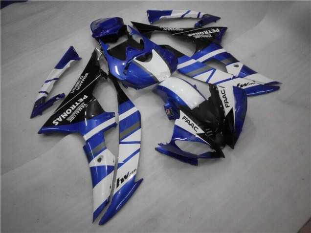 Custom 2008-2016 Blue White FAAC Yamaha YZF R6 Motorcylce Fairings Custom 2008-2016 Blue White FAAC Yamaha YZF R6 Motorcylce Fairings