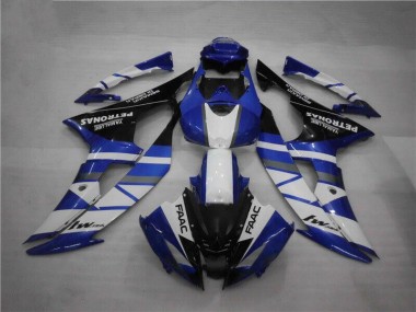 Custom 2008-2016 Blue White FAAC Yamaha YZF R6 Motorcylce Fairings