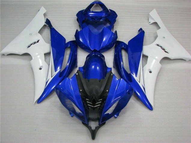 Custom 2008-2016 Blue White Black Yamaha YZF R6 Bike Fairings Custom 2008-2016 Blue White Black Yamaha YZF R6 Bike Fairings