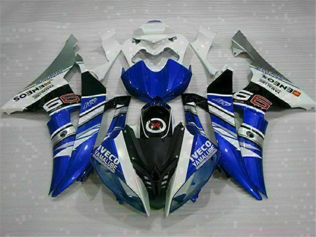 Custom 2008-2016 White Blue Yamaha YZF R6 Moto Fairings Custom 2008-2016 White Blue Yamaha YZF R6 Moto Fairings