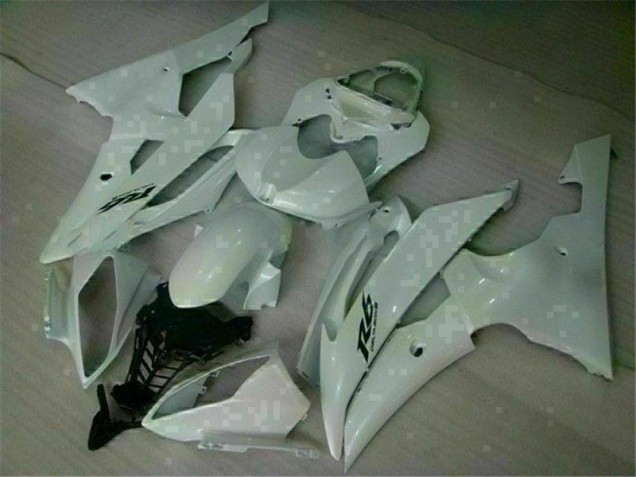 Custom 2008-2016 White Yamaha YZF R6 Replacement Fairings Custom 2008-2016 White Yamaha YZF R6 Replacement Fairings