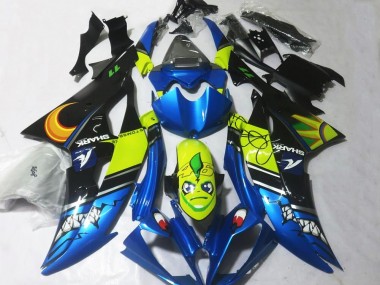 Custom 2008-2016 Shark Yamaha YZF R6 Motorbike Fairings