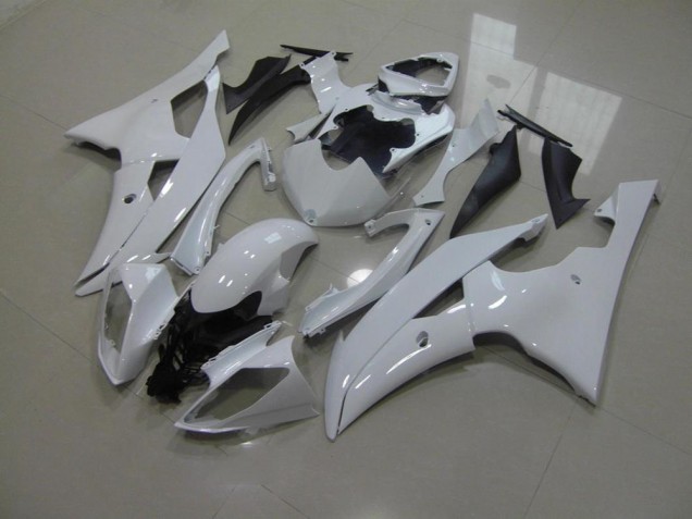 Custom 2008-2016 Pearl White No Decals Yamaha YZF R6 Motorbike Fairing Custom 2008-2016 Pearl White No Decals Yamaha YZF R6 Motorbike Fairing