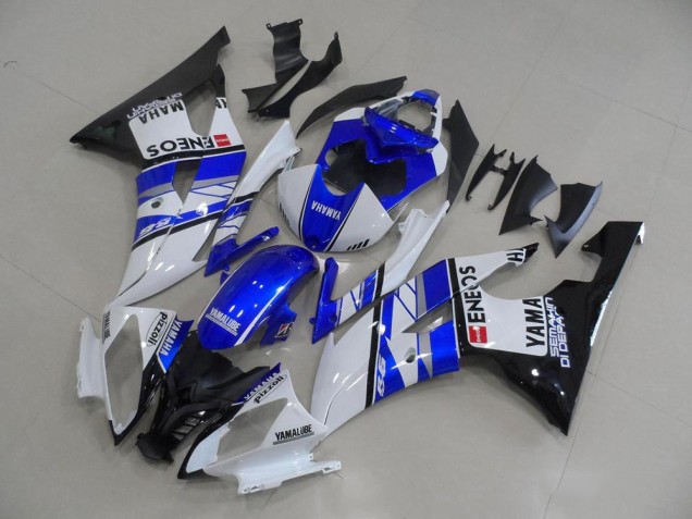 Custom 2008-2016 Blue Blue White ENEOS Yamaha YZF R6 Motorbike Fairing Custom 2008-2016 Blue Blue White ENEOS Yamaha YZF R6 Motorbike Fairing