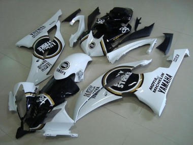 Custom 2008-2016 Black Lucky Strike Yamaha YZF R6 Motor Bike Fairings