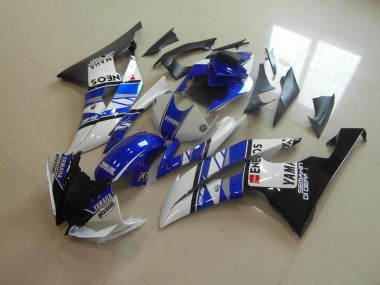 Custom 2008-2016 Blue White Blue White ENEOS Yamaha YZF R6 Motorcycle Bodywork
