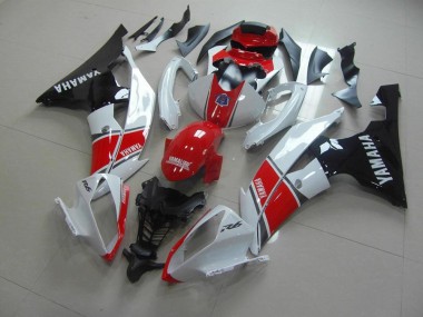 Custom 2008-2016 Red White Black Yamaha YZF R6 Motor Fairings