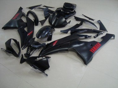Custom 2008-2016 Matte Black Yamaha YZF R6 Motorcylce Fairings