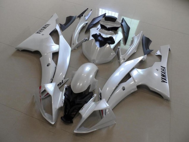 Custom 2008-2016 Pearl White OEM Style Yamaha YZF R6 Motorbike Fairing Custom 2008-2016 Pearl White OEM Style Yamaha YZF R6 Motorbike Fairing