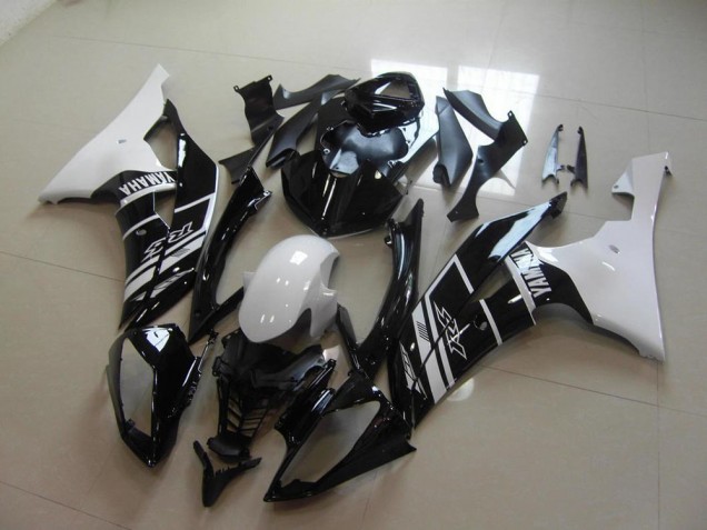 Custom 2008-2016 White Black Yamaha YZF R6 Motorcyle Fairings Custom 2008-2016 White Black Yamaha YZF R6 Motorcyle Fairings