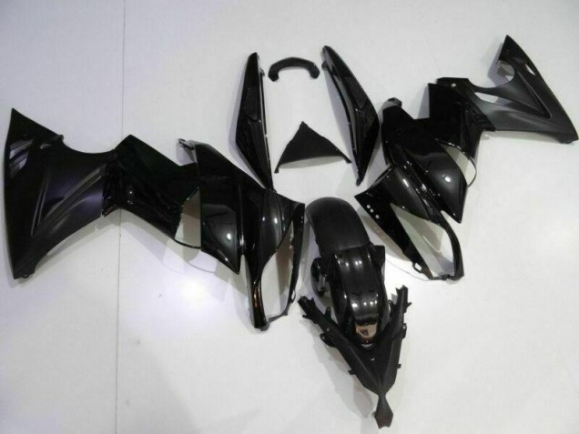 Custom 2009-2011 Black Kawasaki EX650 Bike Fairings Custom 2009-2011 Black Kawasaki EX650 Bike Fairings