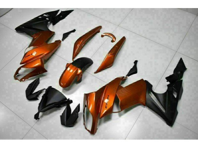 Custom 2009-2011 Orange Kawasaki EX650 Motorbike Fairing Custom 2009-2011 Orange Kawasaki EX650 Motorbike Fairing