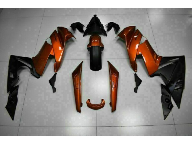 Custom 2009-2011 Orange Kawasaki EX650 Motorbike Fairing Custom 2009-2011 Orange Kawasaki EX650 Motorbike Fairing