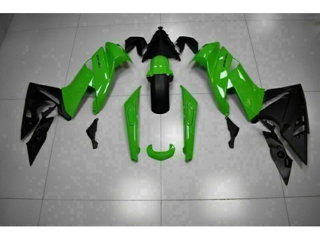 Custom 2009-2011 Green Black Kawasaki EX650 Motor Bike Fairings Custom 2009-2011 Green Black Kawasaki EX650 Motor Bike Fairings