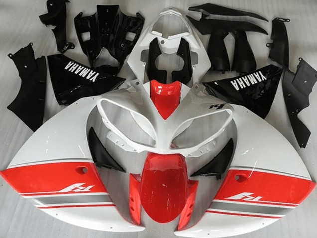 Custom 2009-2011 Racy Red White Black Yamaha YZF R1 Motor Bike Fairings Custom 2009-2011 Racy Red White Black Yamaha YZF R1 Motor Bike Fairings