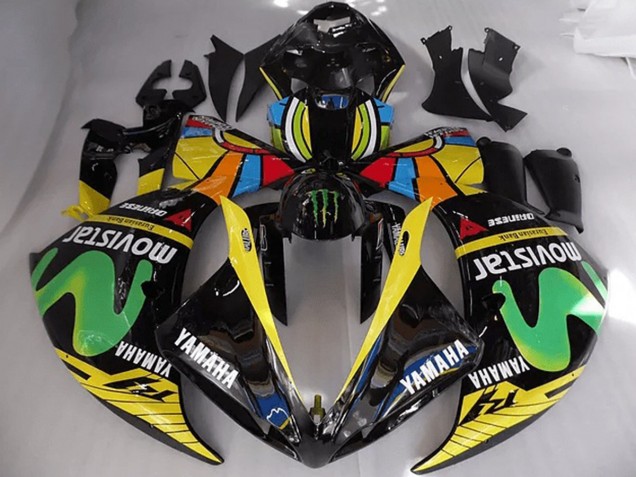 Custom 2009-2011 Rossi Moviestar Yamaha YZF R1 Bike Fairing Kit Custom 2009-2011 Rossi Moviestar Yamaha YZF R1 Bike Fairing Kit