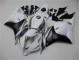 Aftermarket 2009-2012 White Silver Black Honda CBR600RR Motor Bike Fairings