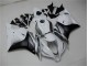 Aftermarket 2009-2012 White Silver Black Honda CBR600RR Motor Bike Fairings