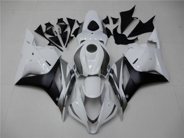 Custom 2009-2012 White Silver Black Honda CBR600RR Motor Bike Fairings Custom 2009-2012 White Silver Black Honda CBR600RR Motor Bike Fairings