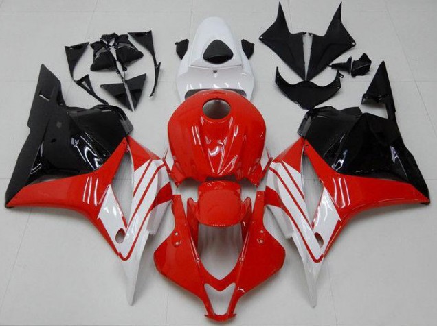 Custom 2009-2012 Red White Black Honda CBR600RR Replacement Motorcycle Fairings Custom 2009-2012 Red White Black Honda CBR600RR Replacement Motorcycle Fairings