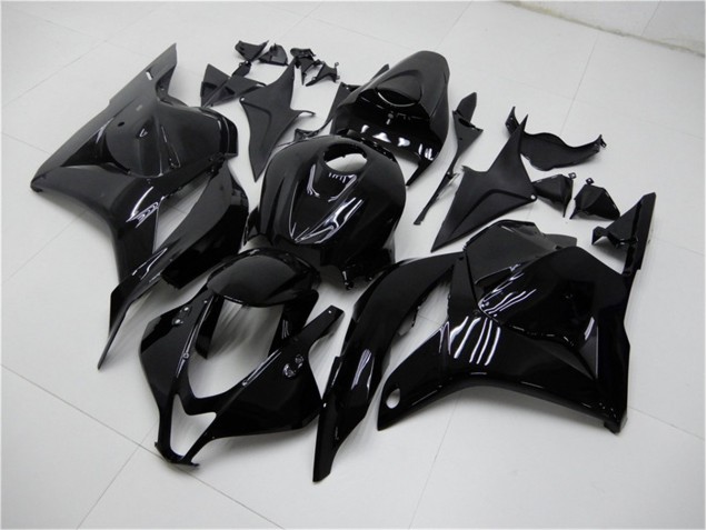 Custom 2009-2012 Glossy Black Honda CBR600RR Bike Fairing Kit
