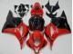 Custom 2009-2012 Red Black Honda CBR600RR Motorbike Fairing Kits Custom 2009-2012 Red Black Honda CBR600RR Motorbike Fairing Kits