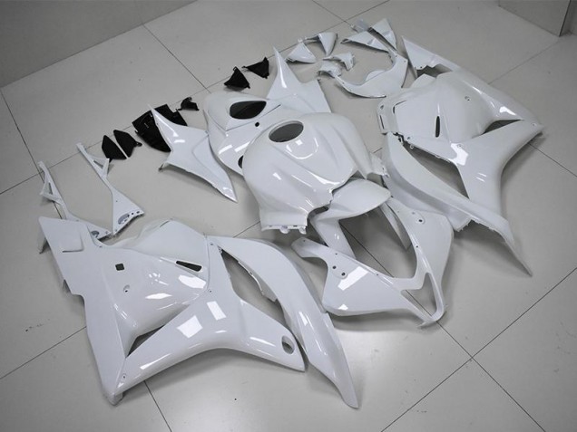 Custom 2009-2012 Pearl White Honda CBR600RR Moto Fairings Custom 2009-2012 Pearl White Honda CBR600RR Moto Fairings