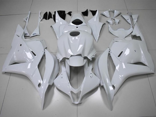 Custom 2009-2012 Pearl White Honda CBR600RR Moto Fairings Custom 2009-2012 Pearl White Honda CBR600RR Moto Fairings