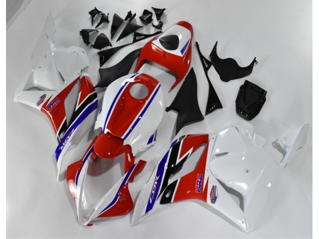 Custom 2009-2012 Red White Blue Honda CBR600RR Moto Fairings Custom 2009-2012 Red White Blue Honda CBR600RR Moto Fairings