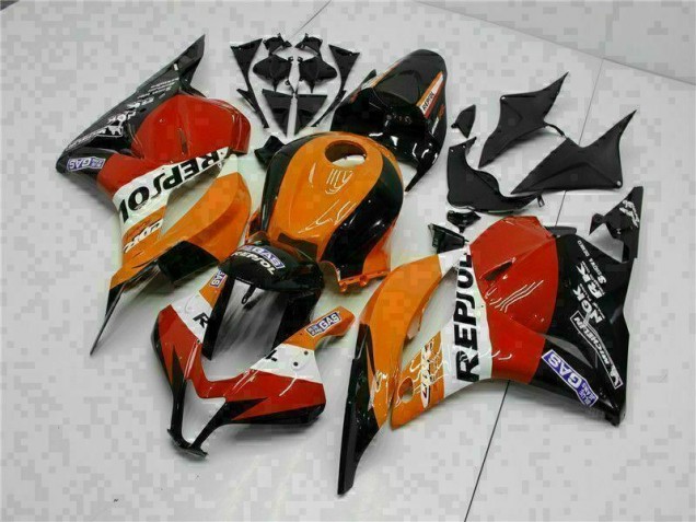 Custom 2009-2012 Orange Repsol Honda CBR600RR Motor Fairings Custom 2009-2012 Orange Repsol Honda CBR600RR Motor Fairings
