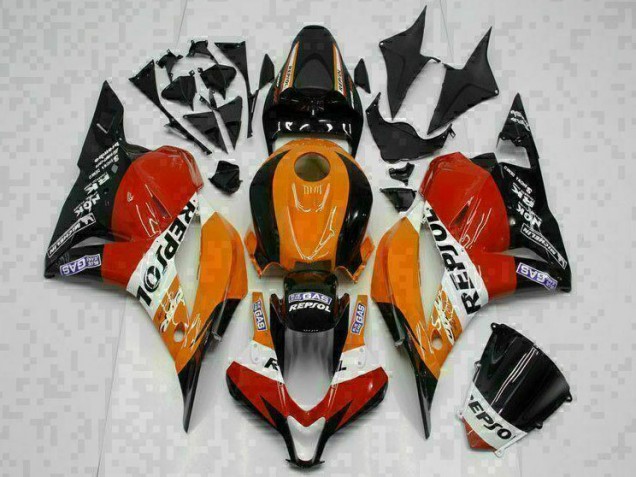 Custom 2009-2012 Orange Repsol Honda CBR600RR Motor Fairings Custom 2009-2012 Orange Repsol Honda CBR600RR Motor Fairings