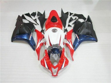 Custom 2009-2012 Black Red White Honda CBR600RR Bike Fairing