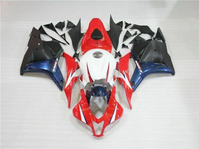 Custom 2009-2012 Black Red White Honda CBR600RR Bike Fairing