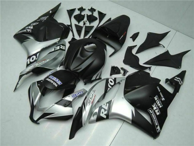 Custom 2009-2012 Black Silver Repsol Honda CBR600RR Motorcycle Fairings Kits Custom 2009-2012 Black Silver Repsol Honda CBR600RR Motorcycle Fairings Kits