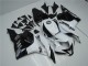 Custom 2009-2012 White Black Honda CBR600RR Motorcycle Replacement Fairings Custom 2009-2012 White Black Honda CBR600RR Motorcycle Replacement Fairings