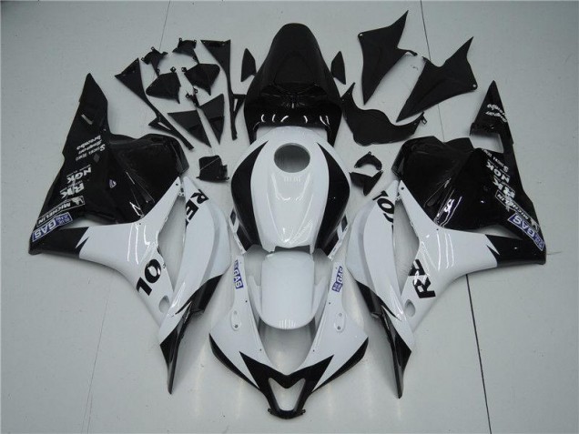 Custom 2009-2012 White Black Honda CBR600RR Motorcycle Replacement Fairings Custom 2009-2012 White Black Honda CBR600RR Motorcycle Replacement Fairings