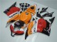 Custom 2009-2012 Orange Red Black Repsol Honda CBR600RR Motorcyle Fairings