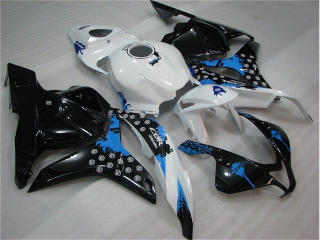 Custom 2009-2012 Black White Blue Honda CBR600RR Motor Fairings Custom 2009-2012 Black White Blue Honda CBR600RR Motor Fairings